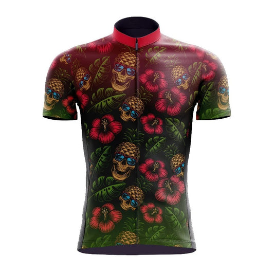 Pineapple Skull Hawaiian Cycling Jersey