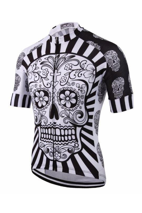 Black Skull Cycling Jersey