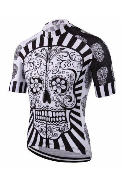 Black Skull Cycling Jersey