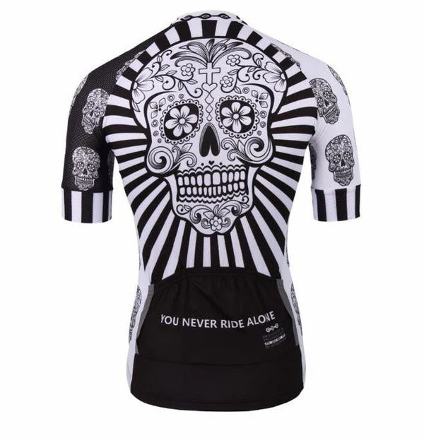 Black Skull Cycling Jersey