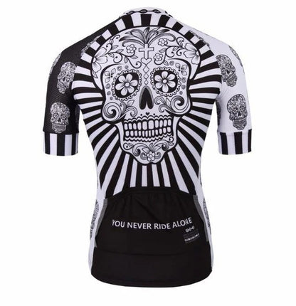 Black Skull Cycling Jersey