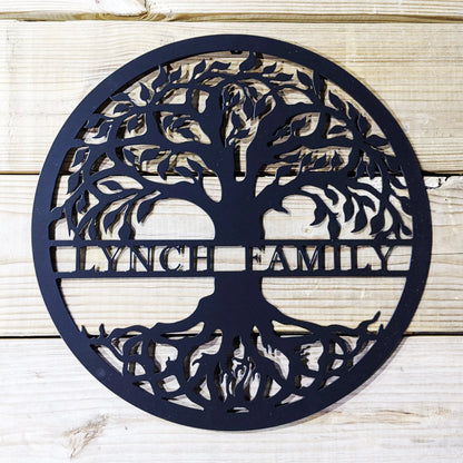 Custom Tree of Life Metal Sign