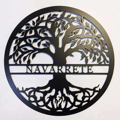 Custom Tree of Life Metal Sign