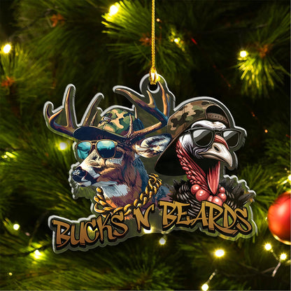 Personalized Funny Bucks Ornament Cool Gift for Hunters & Outdoorsmen