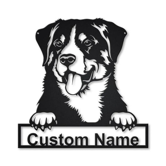 Personalized Appenzeller Sennenhund Dog Metal Sign Art