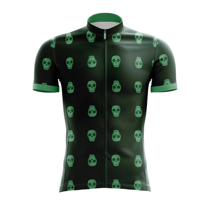 Green Skull Cycling Jersey