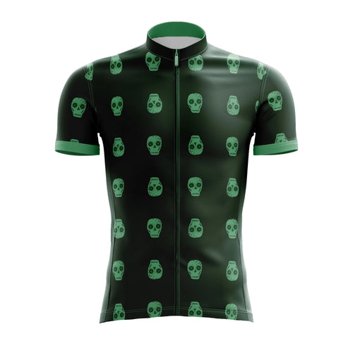Green Skull Cycling Jersey
