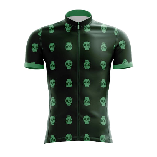 Green Skull Cycling Jersey