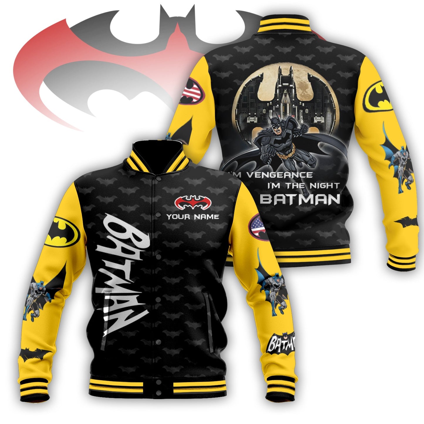 BTM Personalized Custom Baseball Jacket