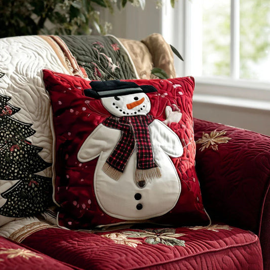 Christmas Eve Comfort Quilted Pillow Case