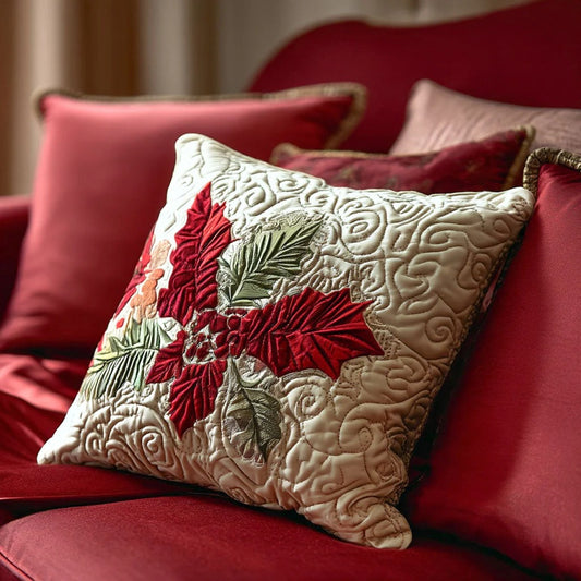 Winter Companions Quilted Pillow Case