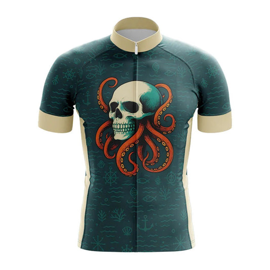 Kraken Skull Nautical Cycling Jersey