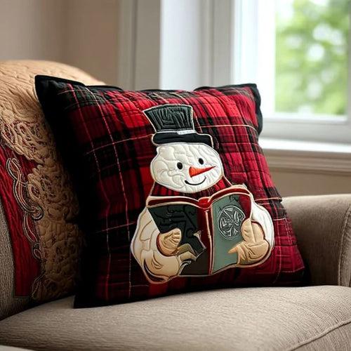 Cozy Frosty Nights Quilted Pillow Case
