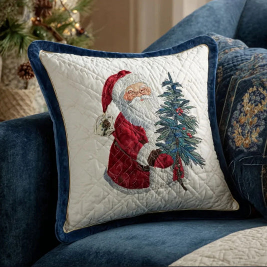 Festive Delivery Quilted Pillow Case
