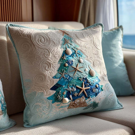 Merry Tides Quilted Pillow Case