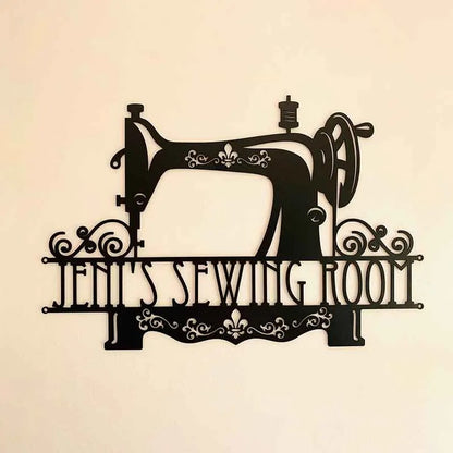 Personalized Sewing Room Metal Sign Mother's Day Gift