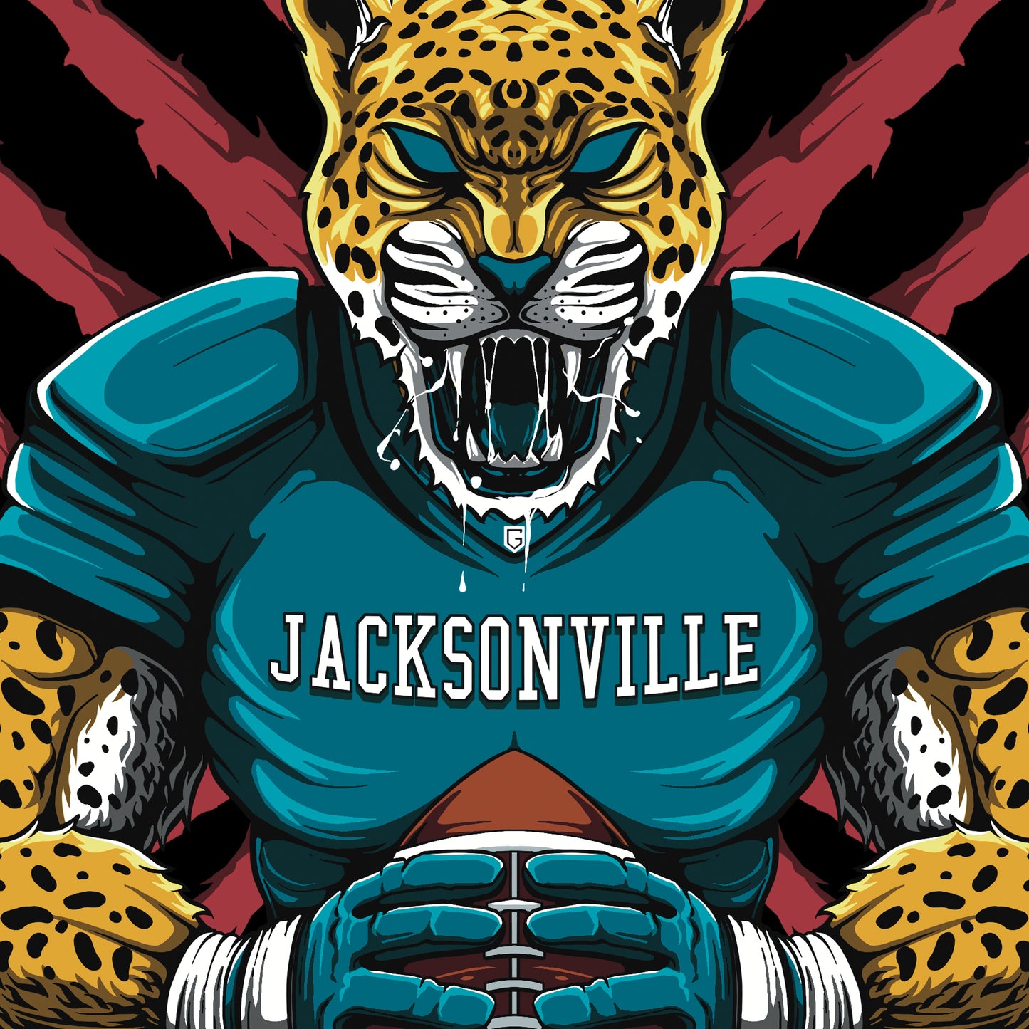 Jacksonville Football City T-Shirt
