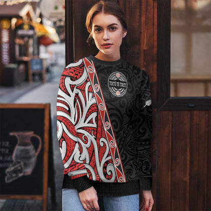 Aotearoa Toitu Te Tiriti Ugly Christmas Sweater Honour The Treaty