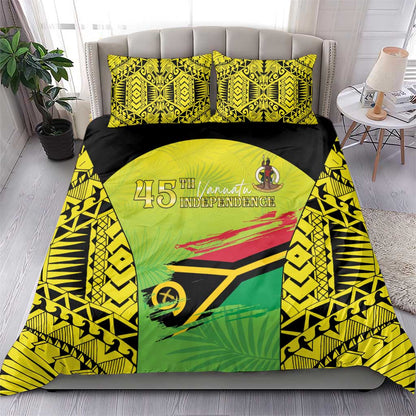 Vanuatu 45th Independence Bedding Set Special Style - Polynesian Pride