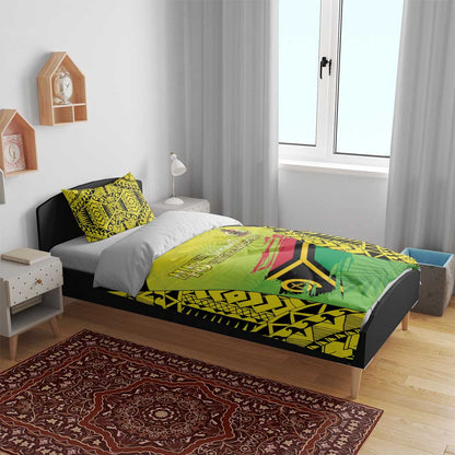 Vanuatu 45th Independence Bedding Set Special Style - Polynesian Pride
