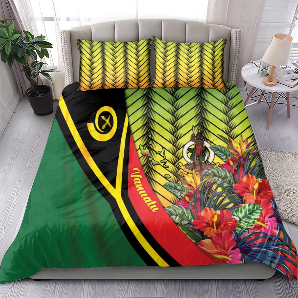 Vanuatu Constitution Day Bedding Set Long Live Vanuatu - Polynesian Pride