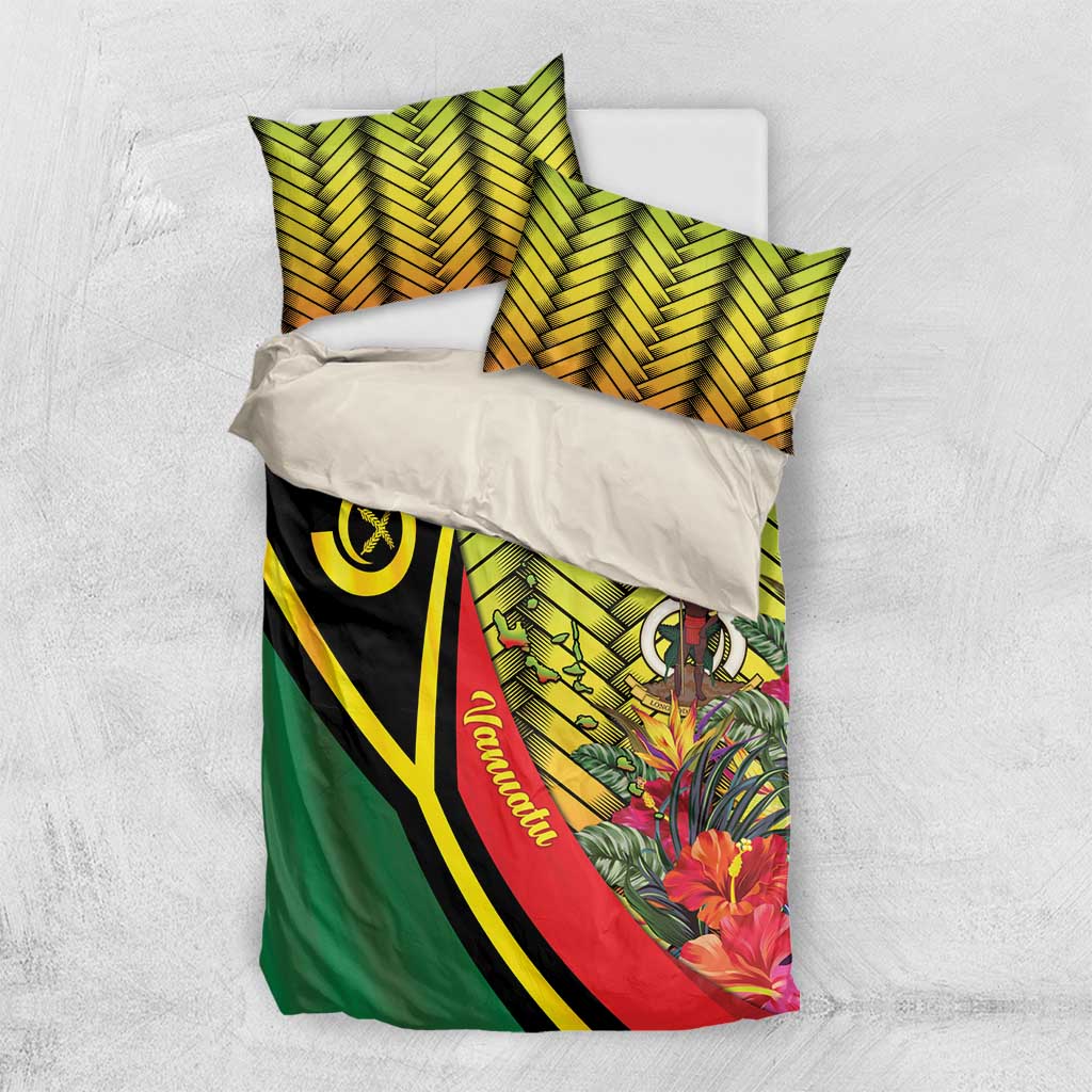 Vanuatu Constitution Day Bedding Set Long Live Vanuatu - Polynesian Pride