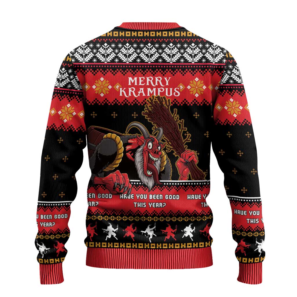 Merry Christmas Krampus Ugly Christmas Sweater Have You Been Good This Year LT05 - Wonder Print Shop