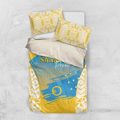Vanuatu Sanma Day Bedding Set Special Style - Polynesian Pride