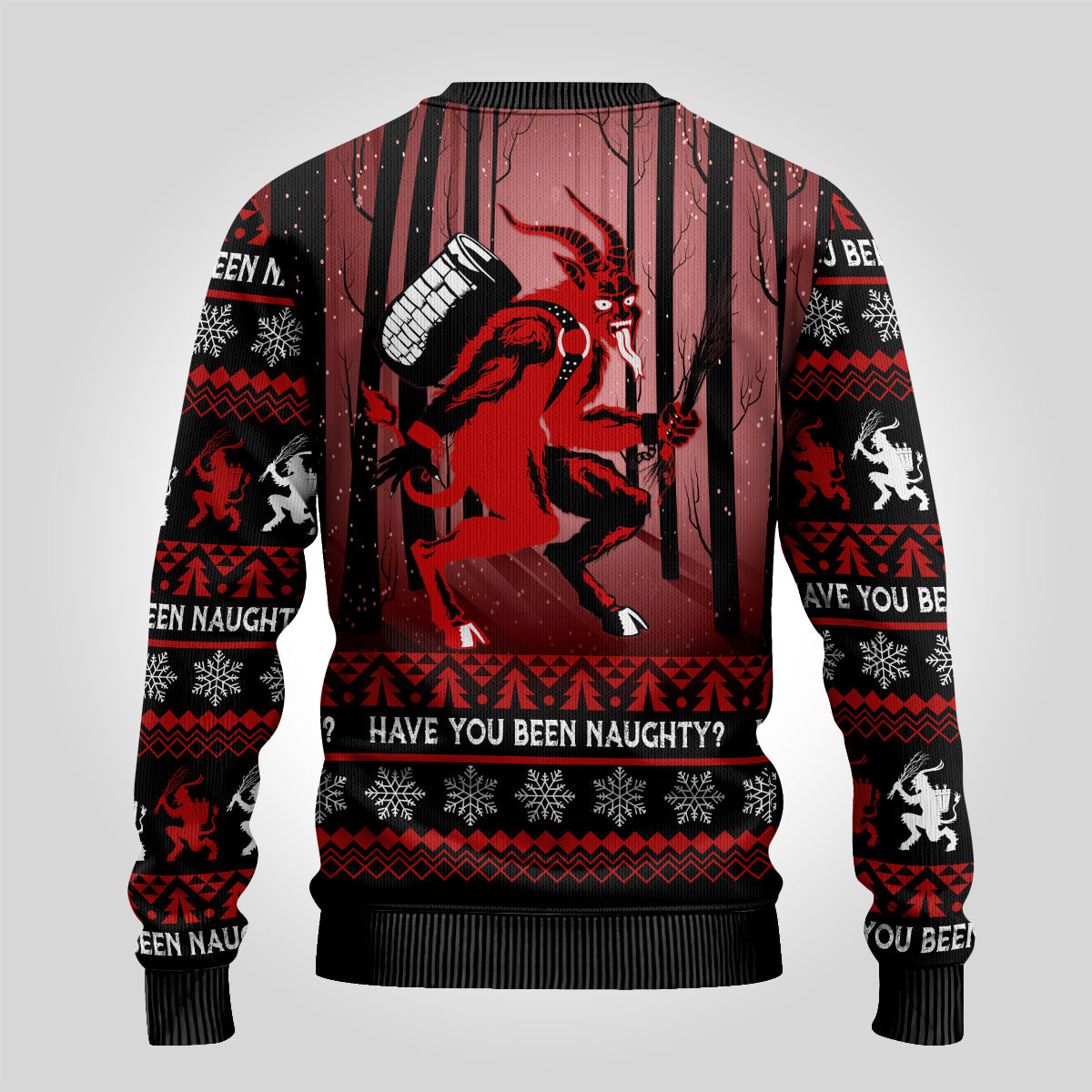 Wonder Print Christmas Ugly Christmas Sweater Merry Krampus - Wonder Print Shop