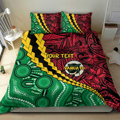 Vanuatu Personalized Tribal Bedding Set Aboriginal Inspired Mix Style - Polynesian Pride