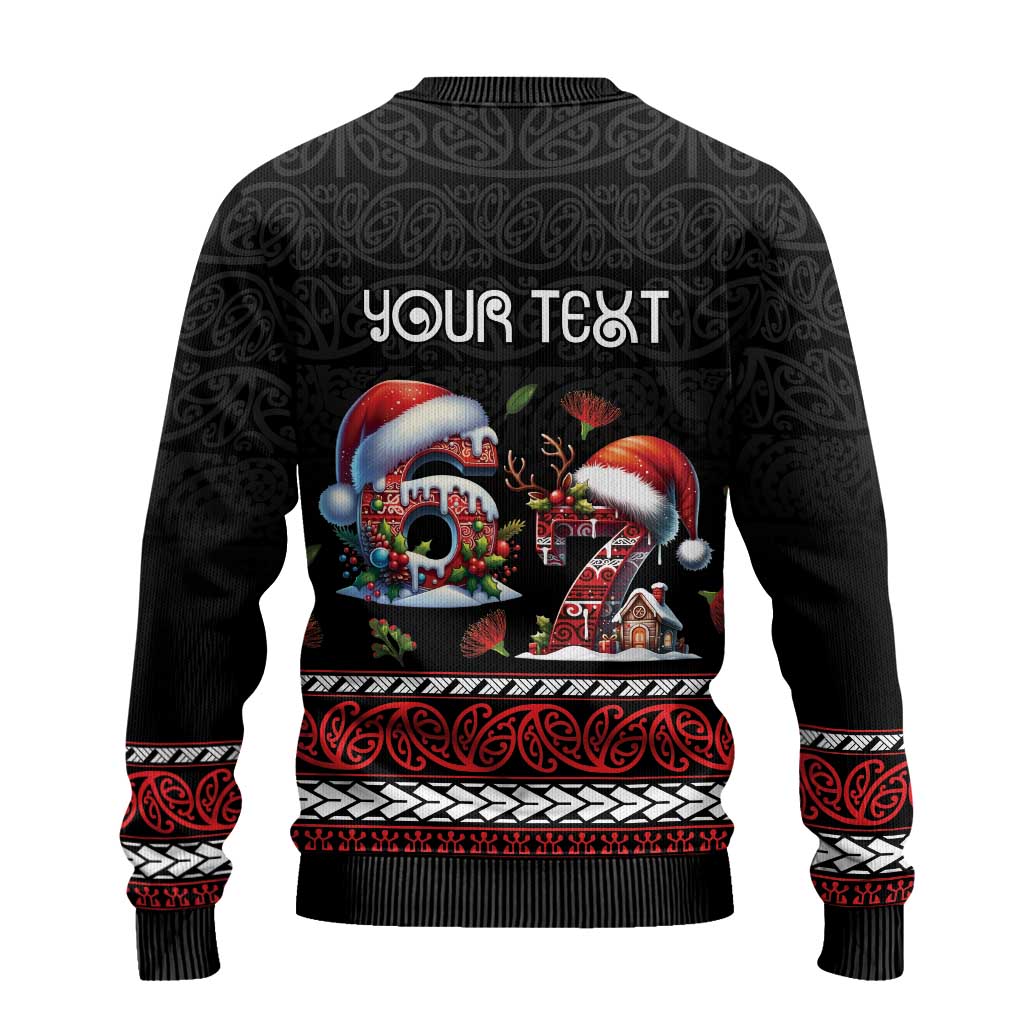 Aotearoa Six Seven Personalized Ugly Christmas Sweater New Zealand Funny Christmas