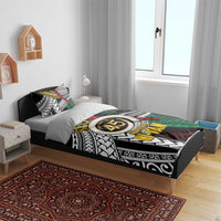 Ni-Van Vanuatu 45th Yumi Yumi Yumi Bedding Set Vanuatuan Boar Tusk Polynesian Pattern