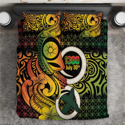 Vanuatu 1980 Bedding Set Ni-Van Tamtam Sand Drawing Pattern