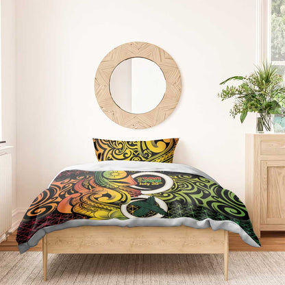 Vanuatu 1980 Bedding Set Ni-Van Tamtam Sand Drawing Pattern