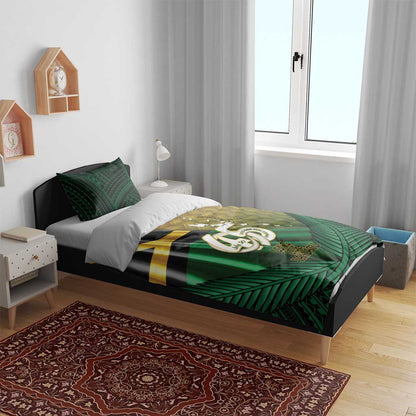 Long Live Vanuatu Independence Day Bedding Set 45th Anniversary Woven Pattern - Polynesian Pride