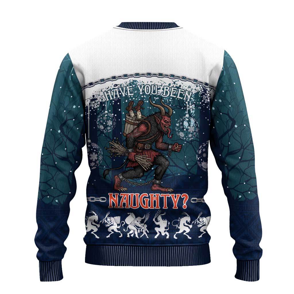 Gruss vom Krampus Christmas Ugly Christmas Sweater Creepy Xmas Devil - Wonder Print Shop