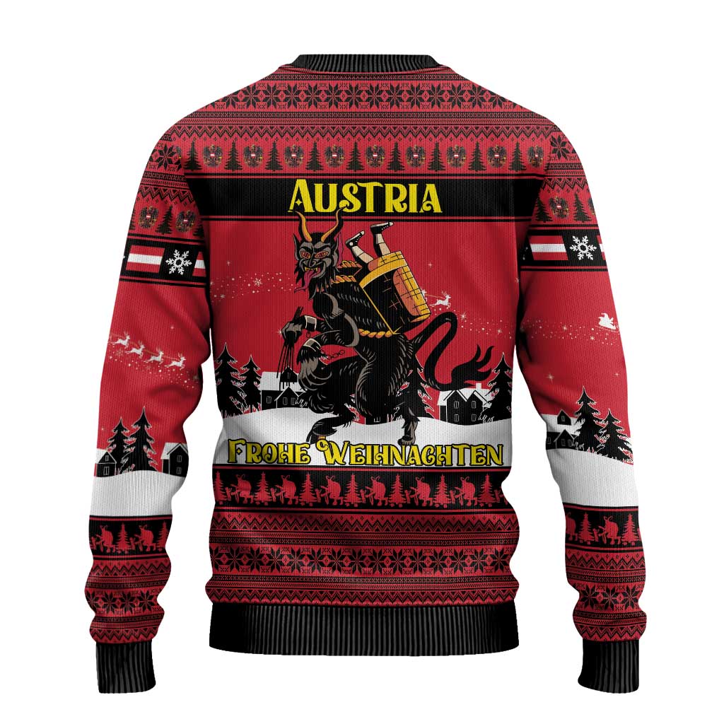 Austria Christmas Ugly Christmas Sweater Krampus You Were Naughty - Wonder Print Shop