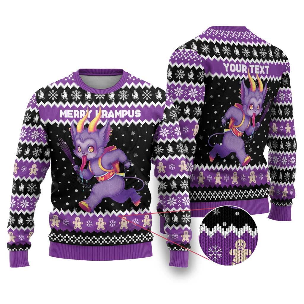 Personalized German Krampus Christmas Ugly Christmas Sweater German Christmas Legend - Wonder Print Shop