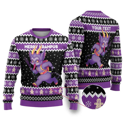 Personalized German Krampus Christmas Ugly Christmas Sweater German Christmas Legend - Wonder Print Shop