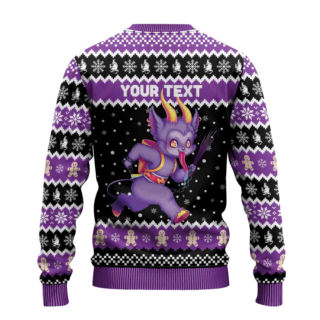 Personalized German Krampus Christmas Ugly Christmas Sweater German Christmas Legend - Wonder Print Shop