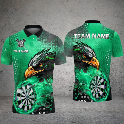 Darts Classic Eagle Personalized Name, Team Name Shirt