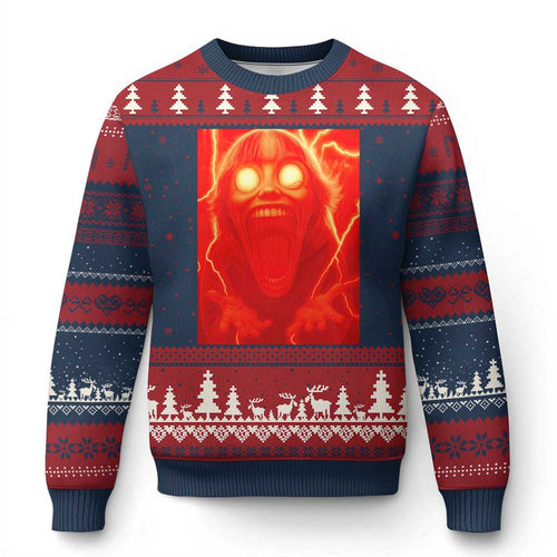 Mason 67 Devil Edit Graphic Ugly Christmas Sweater Viral 6 7 Possession Six Seven Meme