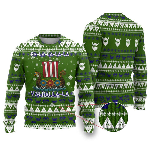 Amazing Viking Christmas Ugly Christmas Sweater Xmas Holiday Patterns - Wonder Print Shop