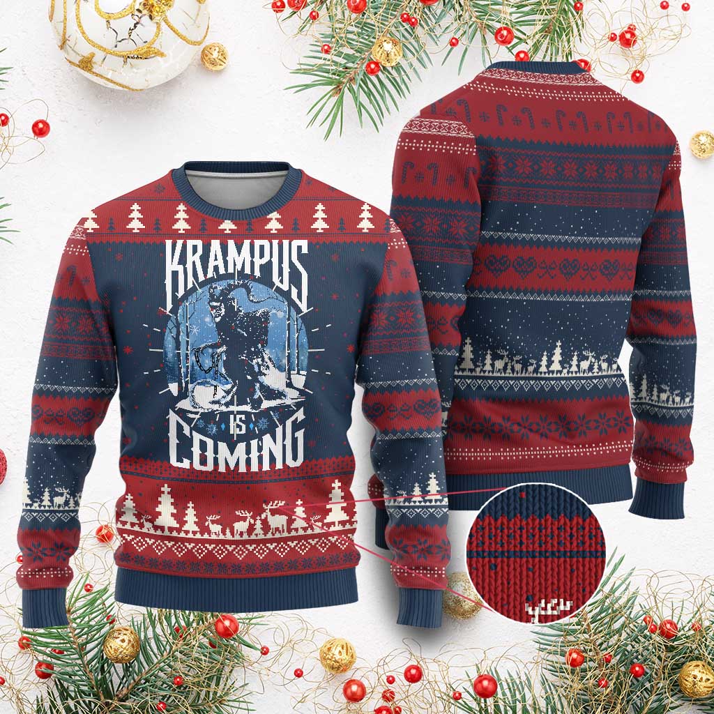 Xmas Krampus Ugly Christmas Sweater Krampusnacht Monster Krampus Lover Festive Horror
