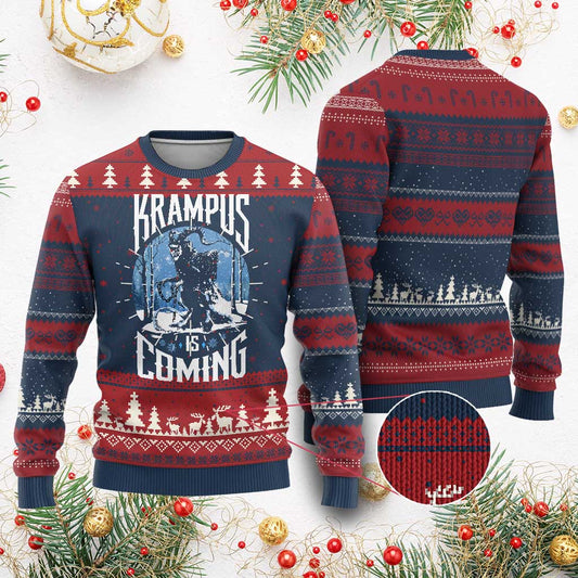 Xmas Krampus Ugly Christmas Sweater Krampusnacht Monster Krampus Lover Festive Horror