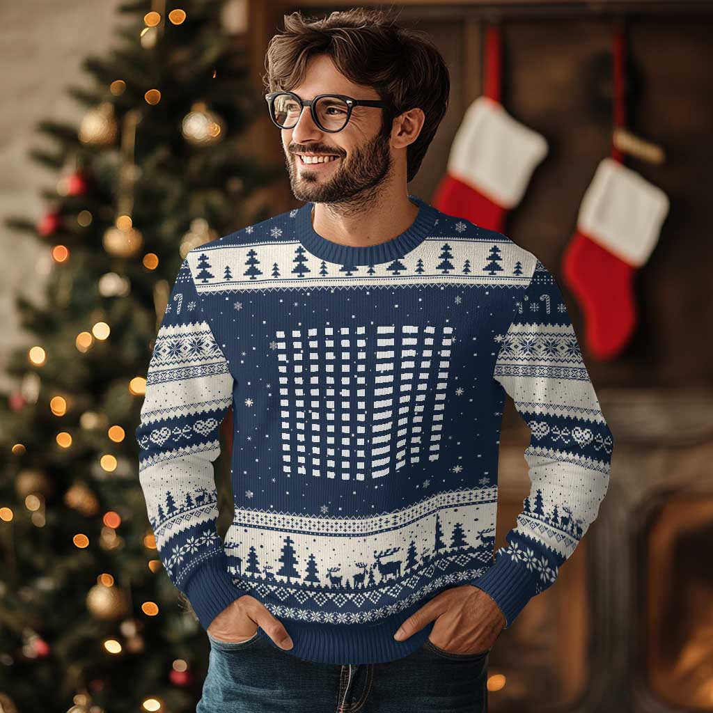 Six Seven 67 Morse Code Ugly Christmas Sweater Subtle Secret Gen Alpha Meme