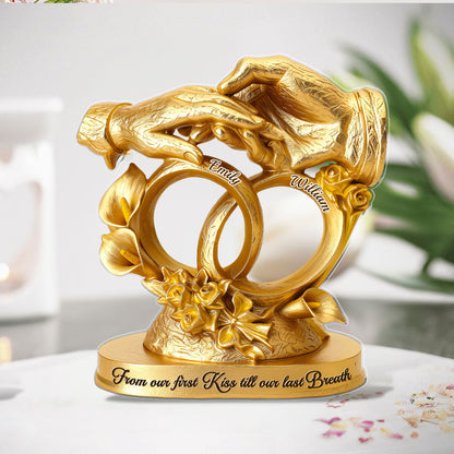 From This Moment, Our Love Shines Forever - Personalized Custom Shaped Squared Acrylic Plaque