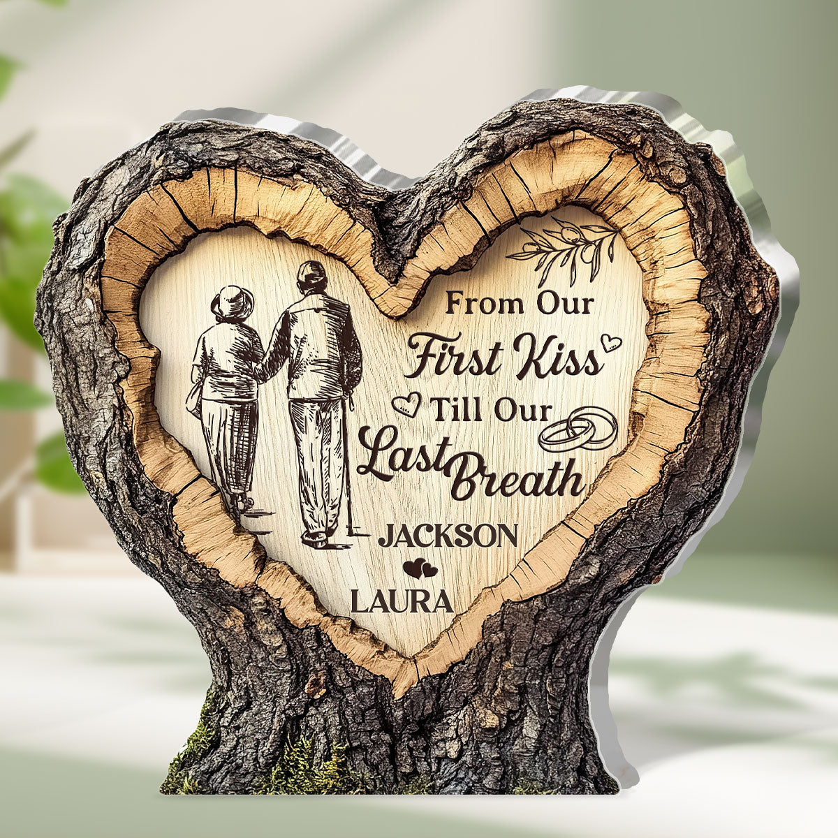 Together Until We Are Stars - Personalized Custom Shaped Squared Acrylic Plaque
