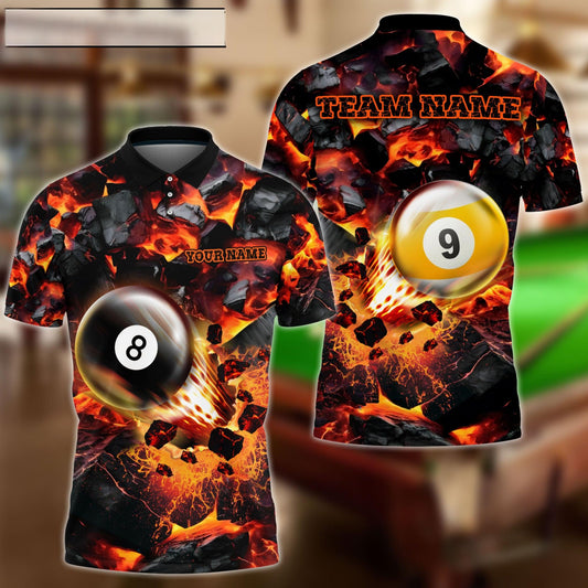 Billiards Ball 8&9 Shoot And Destroy Personalized Name Shirt